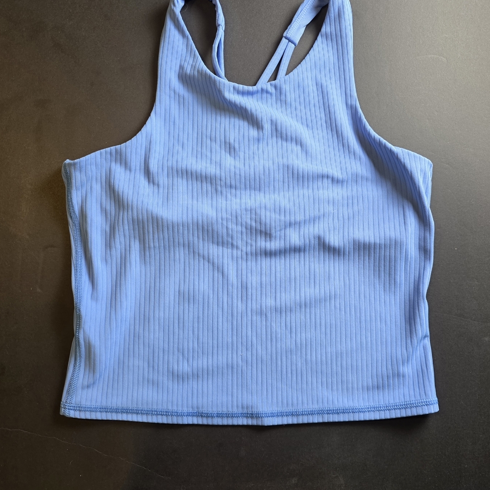 all in motion Light Blue Ribbed Tank Top